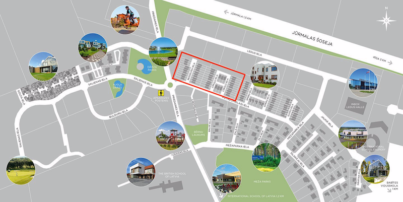 Инфраструктура поселка Balta Village